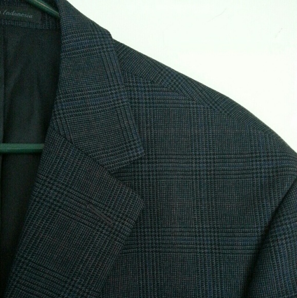 Ralph Lauren wool Glen Plaid Blazer sz 44R - Picture 5 of 8